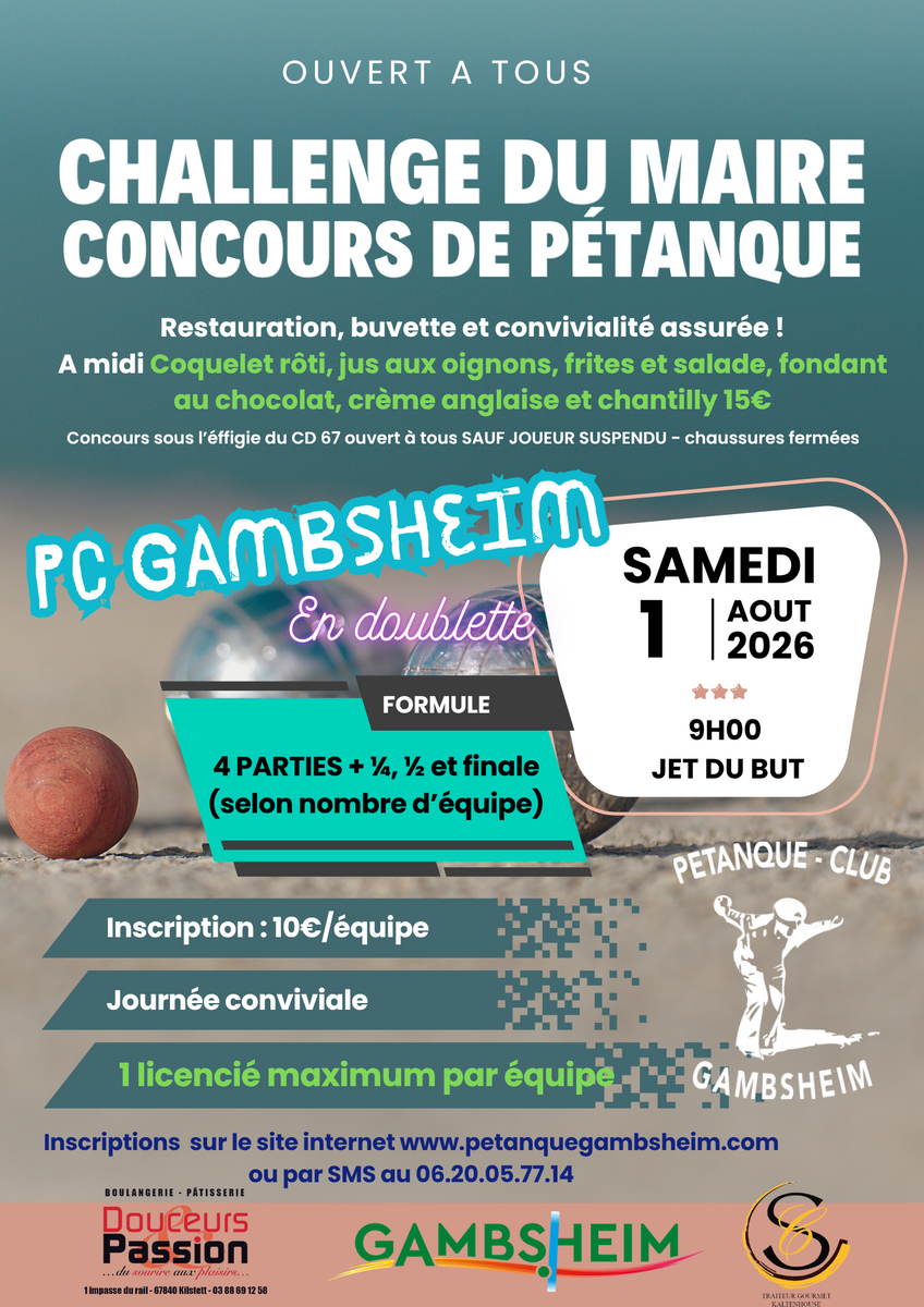 CHALLENGE DU MAIRE