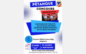 CONCOURS DEPARTEMENTAL