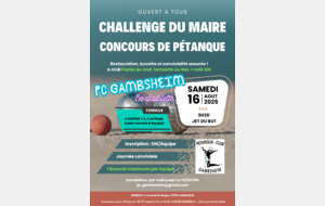 CHALLENGE DU MAIRE
